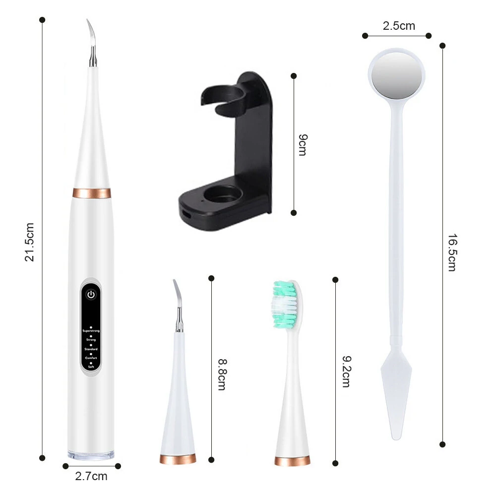 (image for) Home Ultrasonic Scaler Deep Cleaning 5-Gears Adjustable Electric Scaler